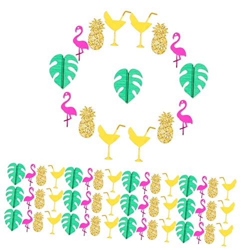 Veemoon 1Tasche Tropisches Konfetti für Sommerpartys Tischstreudekoration mit Flamingo Ananas und Monstera Blättern für Hawaiianische Feiern Babypartys und Hochzeiten Veemoon 1Tasche Tropisches Konfetti für Sommerpartys Tischstreudekoration mit Flamingo Ananas und Monstera Blättern für Hawaiianische Feiern Babypartys und Hochzeiten von Veemoon