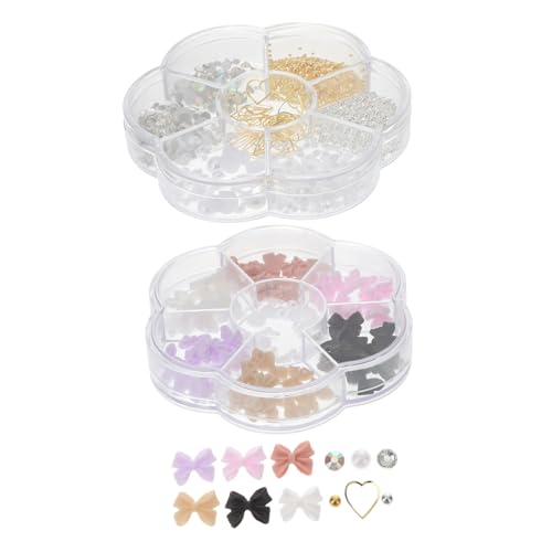 Veemoon 2 Boxen Boxen Nagelkunst Schmuck Set Nail Art Charms mit Perlen und Strasssteinen Leichte Metall Dekorationen für DIY Maniküre und Kreative Nagelgestaltung Vielseitig Einsetzbar Veemoon 2 Boxen Boxen Nagelkunst Schmuck Set Nail Art Charms mit Perlen und Strasssteinen Leichte Metall Dekorationen für DIY Maniküre und Kreative Nagelgestaltung Vielseitig Einsetzbar von Veemoon