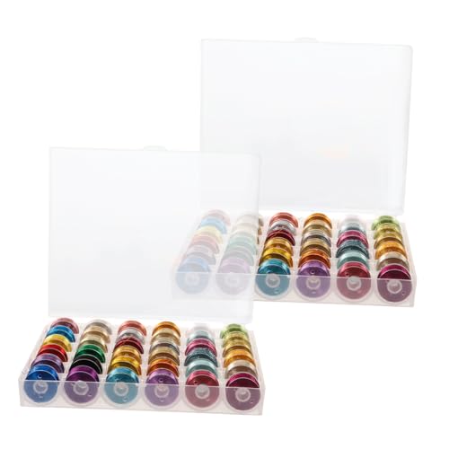 Veemoon 2 Boxen Handarbeits Metallic Stickgarn Boxen Biegsamer Draht Farbige Stickfäden für DIY Blumenarrangements Nähprojekte Perlenarbeiten Fade resistent Kompakt und Vielseitig Veemoon 2 Boxen Handarbeits Metallic Stickgarn Boxen Biegsamer Draht Farbige Stickfäden für DIY Blumenarrangements Nähprojekte Perlenarbeiten Fade resistent Kompakt und Vielseitig von Veemoon