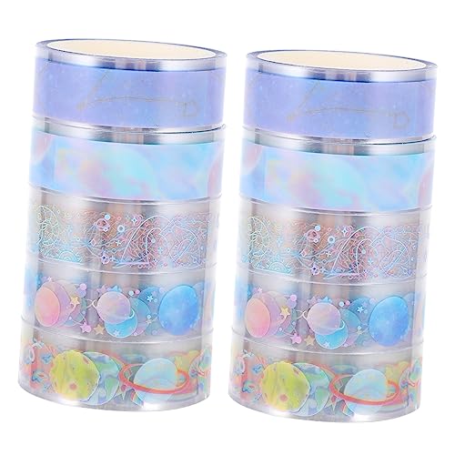 Veemoon 2 Boxen Washi Tape Set Transparente Pet Klebebänder für DIY Scrapbooking und Journaling Dekorativ und Praktisch für Kreative Projekte und Handarbeiten von Veemoon