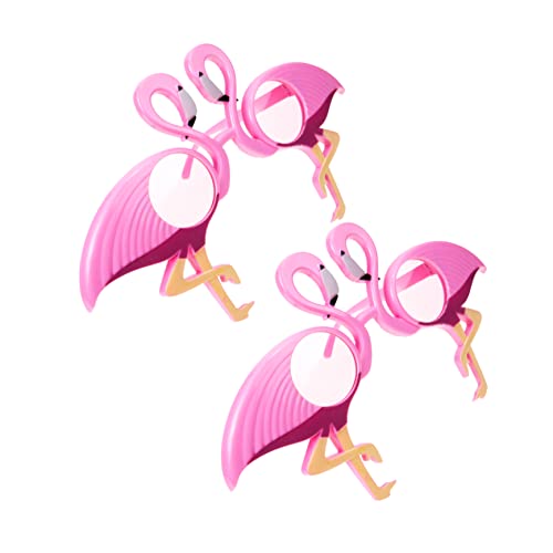 Veemoon 2 Paar Partybrillen Mit Flamingo-design Hawaii-thema Kunststoffbrillen Für Festivals Lustig Einzigartig Veemoon 2 Paar Partybrillen Mit Flamingo-design Hawaii-thema Kunststoffbrillen Für Festivals Lustig Einzigartig von Veemoon