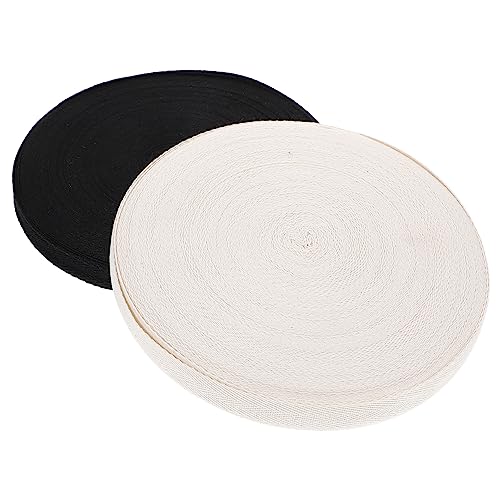Veemoon 2 Rollen Baumwoll Schrägband Schwarz und À Yards Dekoratives für DIY Handwerk und Bekleidungsprojekte Veemoon 2 Rollen Baumwoll Schrägband Schwarz und À Yards Dekoratives für DIY Handwerk und Bekleidungsprojekte von Veemoon