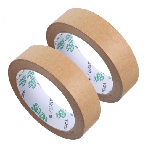 Veemoon 2 Rollen Hochleistungsklebeband zum Verpacken büromaterial paketklebeband Bastelklebeband Verpackung verstärken Weiß Packband aus Papier Packband, strapazierfähig bopp Light Brown Veemoon 2 Rollen Hochleistungsklebeband zum Verpacken büromaterial paketklebeband Bastelklebeband Verpackung verstärken Weiß Packband aus Papier Packband, strapazierfähig bopp Light Brown von Veemoon