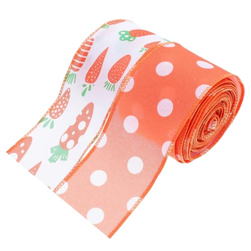 Veemoon 2 Rollen Osterband Geschenkband Geschenkpackungszubehör Ostern Stoffband DIY -Band Kunstband zu Ostern Banddekoration Ostergeschenk-Verpackungsband -Accessoire Polyester Veemoon 2 Rollen Osterband Geschenkband Geschenkpackungszubehör Ostern Stoffband DIY -Band Kunstband zu Ostern Banddekoration Ostergeschenk-Verpackungsband -Accessoire Polyester von Veemoon