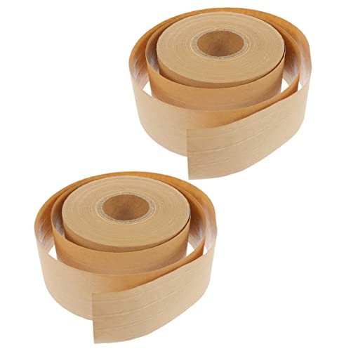 Veemoon 2 Rollen Papier Klebeband Gummiert Packband Klar Verpackung Bänder Selbst Streifen Klebstoff Dekoratives Klebeband Klebrig Malerband Kartonband Zubehör Für Bilderrahmen Light Brown Veemoon 2 Rollen Papier Klebeband Gummiert Packband Klar Verpackung Bänder Selbst Streifen Klebstoff Dekoratives Klebeband Klebrig Malerband Kartonband Zubehör Für Bilderrahmen Light Brown von Veemoon