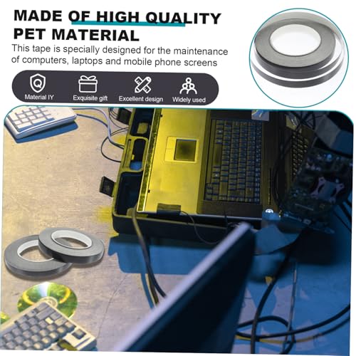 Veemoon 2 Rollen Schwarzes Pet klebeband LCD Bildschirm Reparatur Abdeckband Undurchlässig Langlebig Vielseitig für Elektronische Geräte und Touchscreen Reparatur Veemoon 2 Rollen Schwarzes Pet klebeband LCD Bildschirm Reparatur Abdeckband Undurchlässig Langlebig Vielseitig für Elektronische Geräte und Touchscreen Reparatur von Veemoon