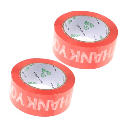 Veemoon 2 Rollen Selbstklebendes Geschenkband Verpackungsband mit Thank You Druck für Diy Bastelprojekte und Versand für und Kartons von Veemoon