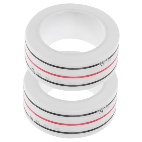 Veemoon 2 Rollen Sewing Basting Tape Diagonales Nahtband Pro Klebeband für Textilien Schnelles Positionieren Langlebiges Klebstarkes Nähzubehör für Präzises Stoffausrichten von Veemoon