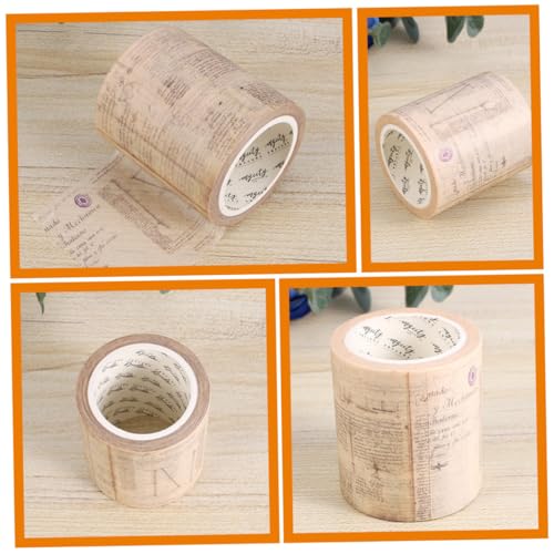 Veemoon 2 Rollen Washi Tape Gothic Stil Scrapbook Klebeband für DIY Journaling Basteln Tagebuch Dekoration Rückstandsfrei Entfernbar Kreativ von Veemoon