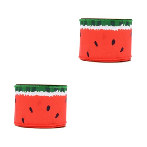 Veemoon 2 Rollen Wassermelonen Dekorband Diy Schleifenband für Kleidung Garten und Wohnungsdekorationen Langlebig und Vielseitig Einsetzbar Veemoon 2 Rollen Wassermelonen Dekorband Diy Schleifenband für Kleidung Garten und Wohnungsdekorationen Langlebig und Vielseitig Einsetzbar von Veemoon