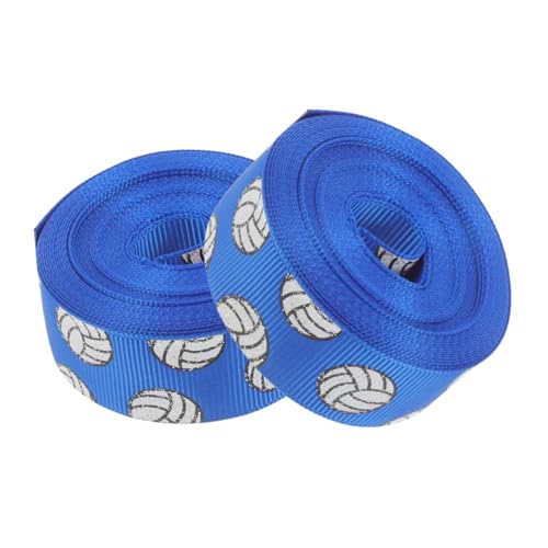 Veemoon 2 Rollen handgefertigter Bogen Sportband Volleyball-Bastelband Band zum Basteln Kranzband Verpackungsband DIY Game Ribbon band für DIY handwerk Sportballband Polyester Blau Veemoon 2 Rollen handgefertigter Bogen Sportband Volleyball-Bastelband Band zum Basteln Kranzband Verpackungsband DIY Game Ribbon band für DIY handwerk Sportballband Polyester Blau von Veemoon