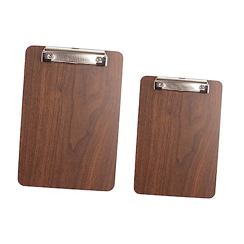 Veemoon 2 STÜCK Küchenmenü Clipbrett aus Solidem Holz und Menüboard für Zuhause Restaurant und Leicht und Tragbar für Rezepte und Notizen Veemoon 2 STÜCK Küchenmenü Clipbrett aus Solidem Holz und Menüboard für Zuhause Restaurant und Leicht und Tragbar für Rezepte und Notizen von Veemoon