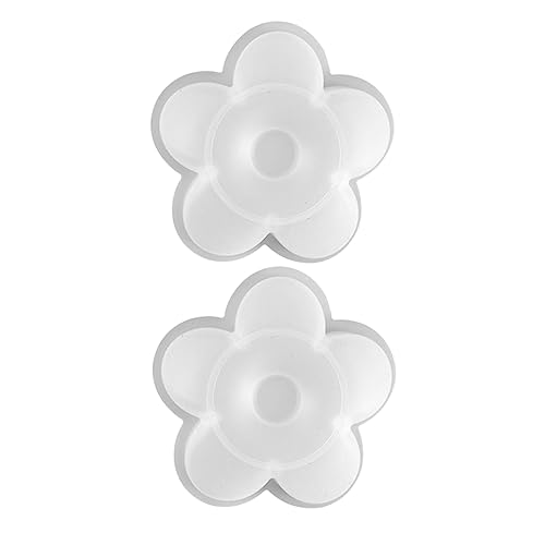 Veemoon 2 STÜCK Teiliges Silikonform für DIY Seifenherstellung Langlebige Glatte Blumenform Gießform für Kerzen Wachs Dekorationsprojekte Wiederverwendbar und Sicher für Basteln Veemoon 2 STÜCK Teiliges Silikonform für DIY Seifenherstellung Langlebige Glatte Blumenform Gießform für Kerzen Wachs Dekorationsprojekte Wiederverwendbar und Sicher für Basteln von Veemoon