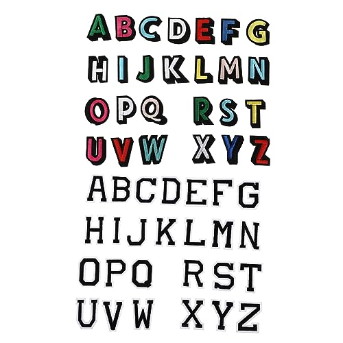 Veemoon 2 Sätze Bügelbilder Alphabet Patches Buchstaben Aufnäher zum Aufbügeln oder Annähen für Kleidung Taschen Hüte DIY Textil Dekoration und Reparatur Veemoon 2 Sätze Bügelbilder Alphabet Patches Buchstaben Aufnäher zum Aufbügeln oder Annähen für Kleidung Taschen Hüte DIY Textil Dekoration und Reparatur von Veemoon
