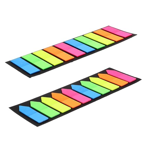 Veemoon 2 Sätze Bunte Selbstklebende Index tabs mit Spitzem Design Wiederverwendbare Seitenmarkierer für Schule Büro und Zuhause Beschreibbare Haftstreifen zur Einfachen Textannotation Veemoon 2 Sätze Bunte Selbstklebende Index tabs mit Spitzem Design Wiederverwendbare Seitenmarkierer für Schule Büro und Zuhause Beschreibbare Haftstreifen zur Einfachen Textannotation von Veemoon
