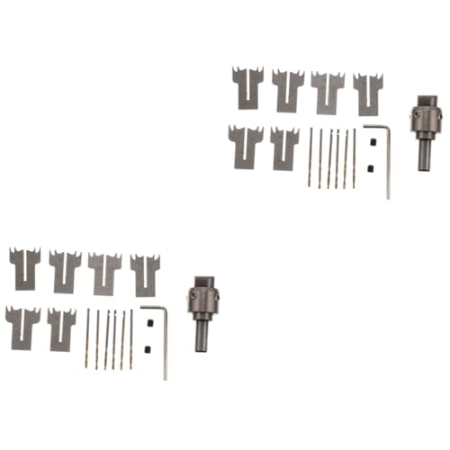Veemoon 2 Sätze Holzringbohrer für Holzarbeiten Teiliges Ring Maker Kit Robustem Material für Präzise Ringe und Sandelholz für DIY Projekte und Holzverarbeitung Veemoon 2 Sätze Holzringbohrer für Holzarbeiten Teiliges Ring Maker Kit Robustem Material für Präzise Ringe und Sandelholz für DIY Projekte und Holzverarbeitung von Veemoon