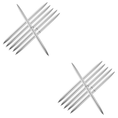 Veemoon 2 Sätze Kugelschreiber Aus Metall Schreibwaren Bunte Stifte Metallisch Schreibtisch Silberstift Schlanke Kugelschreiber Glatter Kugelschreiber Silver 6 Stück * 2 Veemoon 2 Sätze Kugelschreiber Aus Metall Schreibwaren Bunte Stifte Metallisch Schreibtisch Silberstift Schlanke Kugelschreiber Glatter Kugelschreiber Silver 6 Stück * 2 von Veemoon