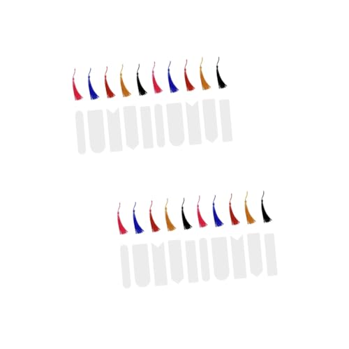 Veemoon 2 Sätze Lesezeichen Aus Acryl Seitenmacher Buchmarken Lesezeichen Quasten Leer Dekoratives Etikett Seitenmarker Lesezeichen Für Handwerkslehrer Tag- Kabel 10 Stück * 2 Veemoon 2 Sätze Lesezeichen Aus Acryl Seitenmacher Buchmarken Lesezeichen Quasten Leer Dekoratives Etikett Seitenmarker Lesezeichen Für Handwerkslehrer Tag- Kabel 10 Stück * 2 von Veemoon