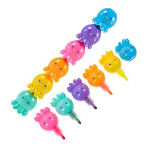 Veemoon 2 Sätze Mini Octopus Highlighter Pens Stapelbar Niedlich Fluoreszierend Farbige Marker für Schüler Schreiben Malen Kritzeln Kreative DIY Projekte Schule Büro Veemoon 2 Sätze Mini Octopus Highlighter Pens Stapelbar Niedlich Fluoreszierend Farbige Marker für Schüler Schreiben Malen Kritzeln Kreative DIY Projekte Schule Büro von Veemoon