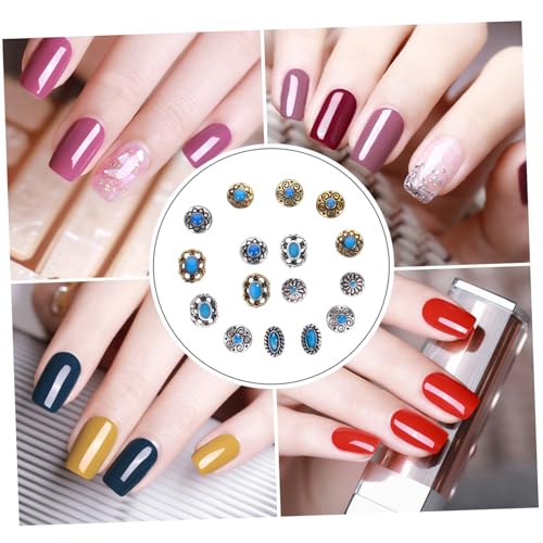Veemoon 2 Sätze Retro Nail Charms Nagelschmuck Vintage Muster Langlebig und Farbbeständig für Damen Maniküre Nail Art Zubehör für Besondere Anlässe Veemoon 2 Sätze Retro Nail Charms Nagelschmuck Vintage Muster Langlebig und Farbbeständig für Damen Maniküre Nail Art Zubehör für Besondere Anlässe von Veemoon