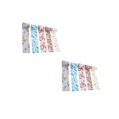 Veemoon 2 Sätze Teiliges Druckband Für Diy Haarschmuck Breites Langlebiges Bastelband Für Projekte Für Haaraccessoires Und Geschenkverpackungen 5 Stücke * 2 Veemoon 2 Sätze Teiliges Druckband Für Diy Haarschmuck Breites Langlebiges Bastelband Für Projekte Für Haaraccessoires Und Geschenkverpackungen 5 Stücke * 2 von Veemoon