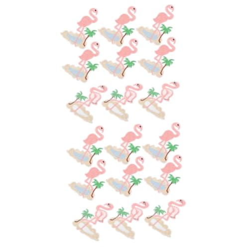 Veemoon 2 Sätze Teiliges Flamingo Besticktes Patch Für Kleidung Diy Dekoration Vielseitige Applikationen Für Shirts Kissen Und Mehr 10 Stück * 2 von Veemoon