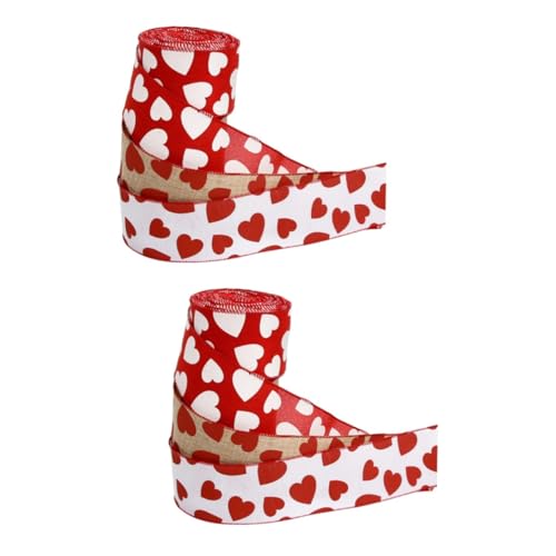 Veemoon 2 Sätze Valentinstags Ribbon Herzmuster Bänder Für Diy Geschenkverpackungen Mit Roten Herzen Mit Herz Mit Weißen Herzen Für Valentinstag Dekorationen 3 Rollen * 2 Veemoon 2 Sätze Valentinstags Ribbon Herzmuster Bänder Für Diy Geschenkverpackungen Mit Roten Herzen Mit Herz Mit Weißen Herzen Für Valentinstag Dekorationen 3 Rollen * 2 von Veemoon
