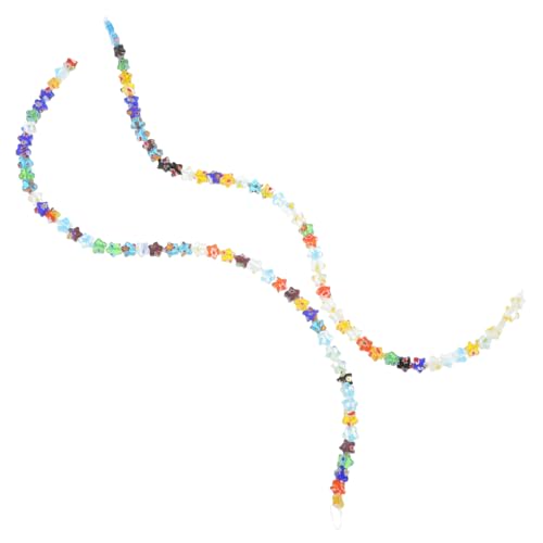 Veemoon 2 Saiten Stränge Glasperlen Fünfzackiger Stern DIY Schmuckperlen Für Armbänder Halsketten Ohrschmuck Basteln Pro Strang Transparent Veemoon 2 Saiten Stränge Glasperlen Fünfzackiger Stern DIY Schmuckperlen Für Armbänder Halsketten Ohrschmuck Basteln Pro Strang Transparent von Veemoon
