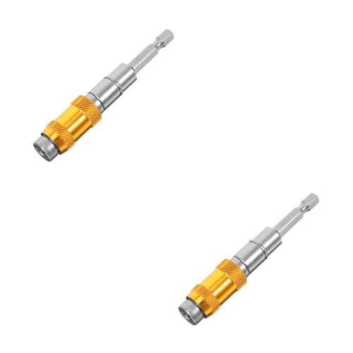 Veemoon 2 Stck. Magnetischer Bithalter mit Flexibler Verlängerung Drehbarer Bitadapter für Bohrmaschinen und Schraubendreher für Enge Räume und Präzise Arbeiten von Veemoon