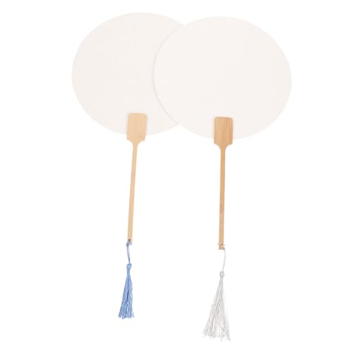 Veemoon 2 Stk. Teiliges DIY Blank Hand Fan Runder Klassischer Chinesischer Fächer Handbemalbar Fördert Kreativität und Feinmotorik für Graffiti Projekte Zufällige Farbe Veemoon 2 Stk. Teiliges DIY Blank Hand Fan Runder Klassischer Chinesischer Fächer Handbemalbar Fördert Kreativität und Feinmotorik für Graffiti Projekte Zufällige Farbe von Veemoon
