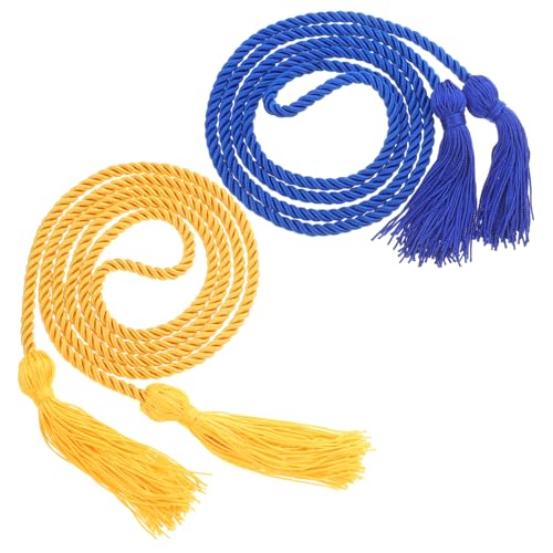 Veemoon 2 Stück Abschluss-ehrenseil College-abschlussdekorationen Abschlusskappe Quasten Abschluss Zubehör Ehrenschnur Akademische Abschlussquaste Grad Quaste Graduierungsseile Polyester Veemoon 2 Stück Abschluss-ehrenseil College-abschlussdekorationen Abschlusskappe Quasten Abschluss Zubehör Ehrenschnur Akademische Abschlussquaste Grad Quaste Graduierungsseile Polyester von Veemoon