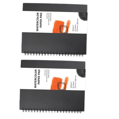 Veemoon 2 Stück Aquarell Skizzenbuch Mittelgroß Langlebig und Tragbar für Zeichnungen Kreative Künstler für Zuhause Schule und Unterwegs Veemoon 2 Stück Aquarell Skizzenbuch Mittelgroß Langlebig und Tragbar für Zeichnungen Kreative Künstler für Zuhause Schule und Unterwegs von Veemoon