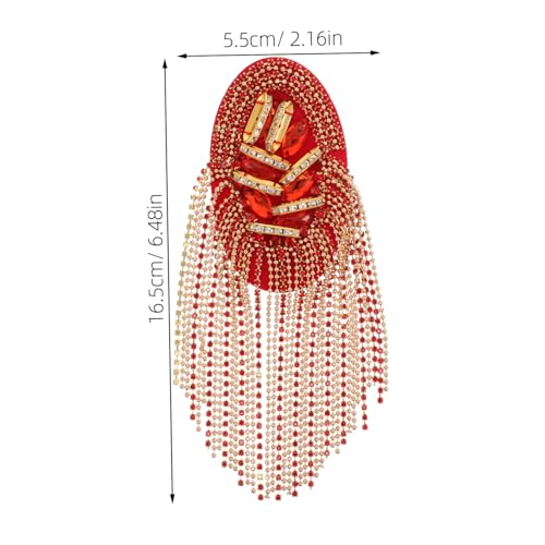 Veemoon 2 Stück Beadings Fransen und Quasten für Herren und Damen für Anzüge und Stilvolle Accessoires für Veemoon 2 Stück Beadings Fransen und Quasten für Herren und Damen für Anzüge und Stilvolle Accessoires für von Veemoon