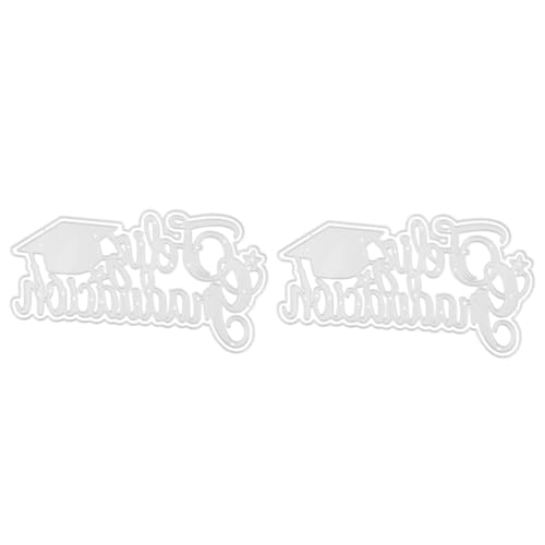 Veemoon 2 Stück Diy Abschlusshut Stanzform Prägeschablone für Scrapbooking und Kartenherstellung für Abschlussfeiern und Bastelprojekte Veemoon 2 Stück Diy Abschlusshut Stanzform Prägeschablone für Scrapbooking und Kartenherstellung für Abschlussfeiern und Bastelprojekte von Veemoon