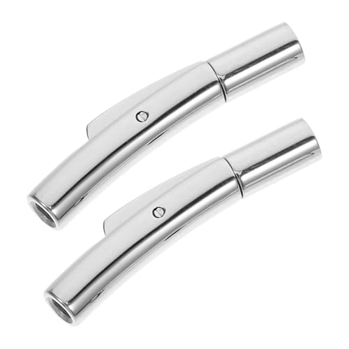Veemoon 2 Stück Drahtseilschnalle Für Halsketten Armbänder Armbandenden Und Verschlüsse Klemme Schmuckverschluss Schmuck DIY Zubehör Schmuckarmbandverschlüsse Armbandverbinder Veemoon 2 Stück Drahtseilschnalle Für Halsketten Armbänder Armbandenden Und Verschlüsse Klemme Schmuckverschluss Schmuck DIY Zubehör Schmuckarmbandverschlüsse Armbandverbinder von Veemoon