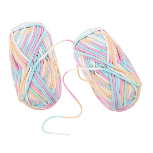 Veemoon 2 Stück Farbige Geflochtene Wolle Professionelles Strickgarn Flauschiges Garn Zum Stricken Tragbares Häkelgarn Professionelles Baumwollgarn Professionelles Häkelgarn Webgarn Nylon Veemoon 2 Stück Farbige Geflochtene Wolle Professionelles Strickgarn Flauschiges Garn Zum Stricken Tragbares Häkelgarn Professionelles Baumwollgarn Professionelles Häkelgarn Webgarn Nylon von Veemoon