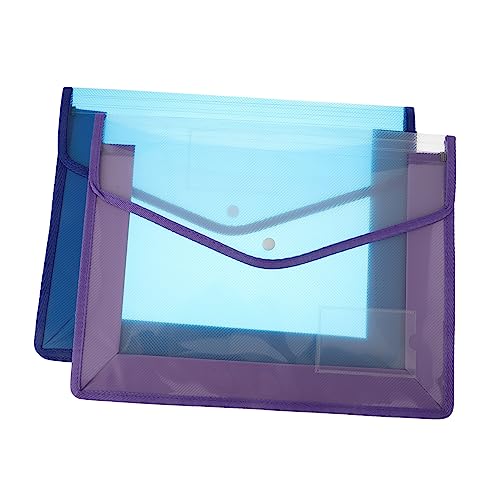 Veemoon 2 Stück Große Kapazität Dokumententasche mit Knopfverschluss Transparente Aufbewahrungsbeutel für Unterlagen zur Organisation von und Dokumenten Zufällige Farben Zufällige Farbe Veemoon 2 Stück Große Kapazität Dokumententasche mit Knopfverschluss Transparente Aufbewahrungsbeutel für Unterlagen zur Organisation von und Dokumenten Zufällige Farben Zufällige Farbe von Veemoon
