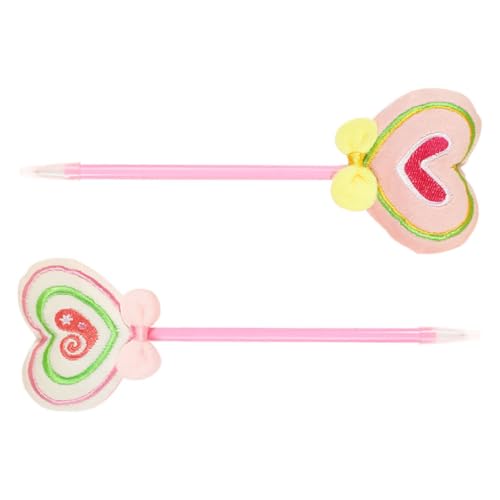Veemoon 2 Stück Herzförmige Kugelschreiber für Valentinstag Flauschige Tragbare Schreibstifte mit Charmantem Design für Erwachsene Schwarze für Journaling und Veemoon 2 Stück Herzförmige Kugelschreiber für Valentinstag Flauschige Tragbare Schreibstifte mit Charmantem Design für Erwachsene Schwarze für Journaling und von Veemoon