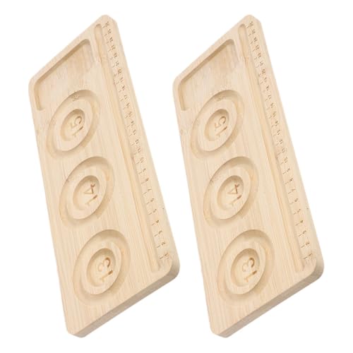 Veemoon 2 Stück Holzperlen Designbrett für Armbandherstellung Diy Schmuck Sortier und Organisiertablett Holz mit Einzigartiger Oberflächenstruktur für Basteln Veemoon 2 Stück Holzperlen Designbrett für Armbandherstellung Diy Schmuck Sortier und Organisiertablett Holz mit Einzigartiger Oberflächenstruktur für Basteln von Veemoon