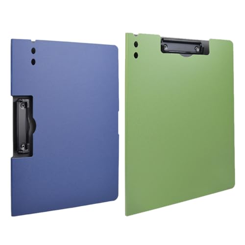 Veemoon 2 Stück Klemmbrett Schreibtafel mit Abgerundeten Ecken für Büro und Schule für Dokumente Aufbewahrung und Notizen Blau und Grün Veemoon 2 Stück Klemmbrett Schreibtafel mit Abgerundeten Ecken für Büro und Schule für Dokumente Aufbewahrung und Notizen Blau und Grün von Veemoon
