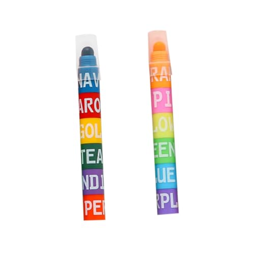 Veemoon 2 Stück Kreative Hochlighter Stifte Multifunktionale Marker für Büro und Schule Hervorheben Wichtiger Informationen Leicht und Tragbar von Veemoon