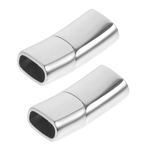 Veemoon 2 Stück Magnetischer Armbandverschluss Flache Endkappen für Diy Schmuck Geeignet für Lederbänder Sicherer Halt für Kreative Bastelprojekte und Empfindliche Haut Veemoon 2 Stück Magnetischer Armbandverschluss Flache Endkappen für Diy Schmuck Geeignet für Lederbänder Sicherer Halt für Kreative Bastelprojekte und Empfindliche Haut von Veemoon