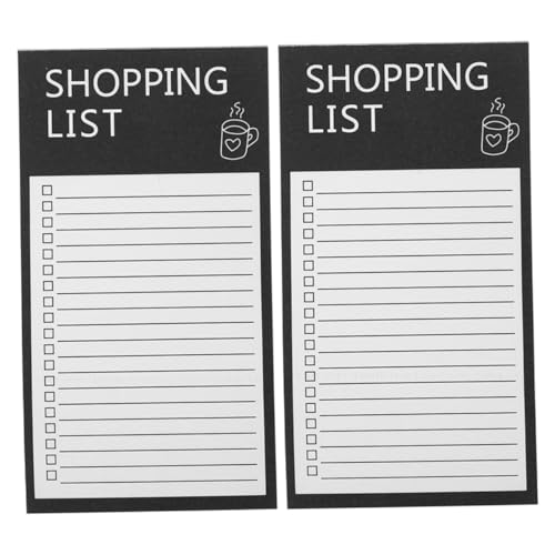 Veemoon 2 Stück Magnetischer Notizblock Kühlschrank mit Magnetischer Rückseite Moderner Einkaufslisten Block Englisch Praktisches Memo Pad für Küchenorganisation Stilvoll und Einfach Veemoon 2 Stück Magnetischer Notizblock Kühlschrank mit Magnetischer Rückseite Moderner Einkaufslisten Block Englisch Praktisches Memo Pad für Küchenorganisation Stilvoll und Einfach von Veemoon