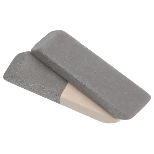 Veemoon 2 Stück Matte Sand Radiergummi für Ergonomische Büro und Schulbedarf für Präzise Korrekturen und Schreiben Geeignet für Verschiedene Stiftarten von Veemoon