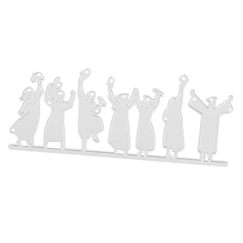 Veemoon 2 Stück Metal Cutting für Diy Graduation Karten Stanzform für Scrapbooking Handwerk Prägewerkzeug für Bastelprojekte Veemoon 2 Stück Metal Cutting für Diy Graduation Karten Stanzform für Scrapbooking Handwerk Prägewerkzeug für Bastelprojekte von Veemoon