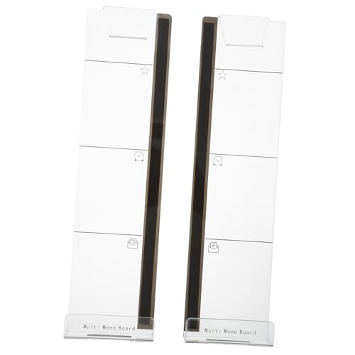 Veemoon 2 Stück Monitor memo board Transparent Stabile Acryl seitenpaneele für Computerbildschirme Langlebige Notiztafeln mit Abgerundeten Kanten Einfach Haftend für Büro und Homeoffice Veemoon 2 Stück Monitor memo board Transparent Stabile Acryl seitenpaneele für Computerbildschirme Langlebige Notiztafeln mit Abgerundeten Kanten Einfach Haftend für Büro und Homeoffice von Veemoon