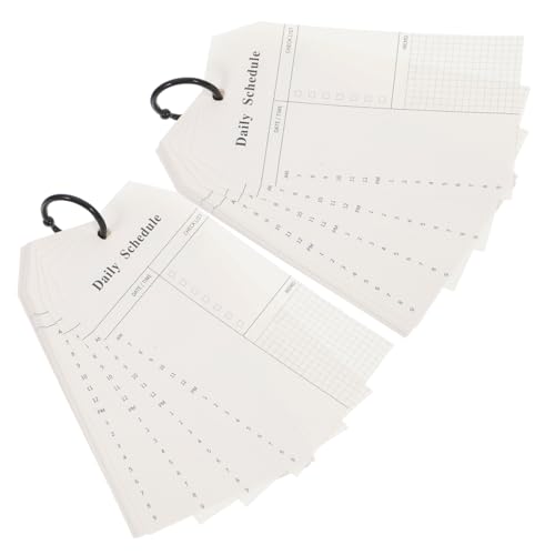 Veemoon 2 Stück Notizbuch Notizblock Täglicher Planungsrestrang Planer für Planerzubehör Notizbücher für die Arbeit täglicher notizplaner Zeitplan Buch Tagesorganisator Papier Weiß Veemoon 2 Stück Notizbuch Notizblock Täglicher Planungsrestrang Planer für Planerzubehör Notizbücher für die Arbeit täglicher notizplaner Zeitplan Buch Tagesorganisator Papier Weiß von Veemoon