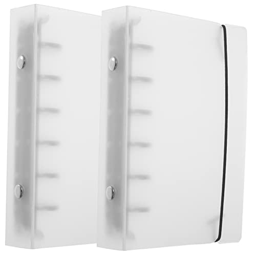 Veemoon 2 Stück PP Transparent Binder Nachfüllbarer Ringordner für Büro und Zuhause Ästhetischer Notizbuch Organizer Praktisch zur Aufbewahrung von Dokumenten und Unterlagen Veemoon 2 Stück PP Transparent Binder Nachfüllbarer Ringordner für Büro und Zuhause Ästhetischer Notizbuch Organizer Praktisch zur Aufbewahrung von Dokumenten und Unterlagen von Veemoon