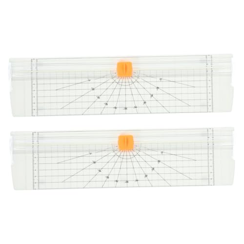 Veemoon 2 Stück Papierschneider Präziser Faltbarer Paper Trimmer für Scrapbooking Diy Bastelprojekte Stabiles Schneidewerkzeug mit Sicherem Klappmechanismus Tragbar für Fotos Etiketten und Veemoon 2 Stück Papierschneider Präziser Faltbarer Paper Trimmer für Scrapbooking Diy Bastelprojekte Stabiles Schneidewerkzeug mit Sicherem Klappmechanismus Tragbar für Fotos Etiketten und von Veemoon