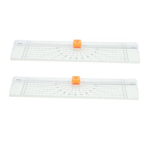 Veemoon 2 Stück Papierschneider mit Langlebiger Klinge Präziser Paper Trimmer für Scrapbooking DIY Basteln Sauberer Schnitt von Fotos Etiketten Karten Tragbar Leicht Weiß Veemoon 2 Stück Papierschneider mit Langlebiger Klinge Präziser Paper Trimmer für Scrapbooking DIY Basteln Sauberer Schnitt von Fotos Etiketten Karten Tragbar Leicht Weiß von Veemoon